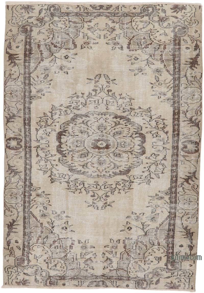 El Dokuma Vintage Halı - 152 cm x 220 cm - K0065757