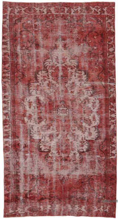 Over-dyed Vintage Hand-Knotted Turkish Rug - 4' 10" x 8' 2" (58 in. x 98 in.)