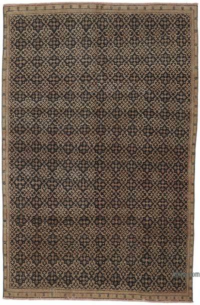 Vintage Turkish Hand-Knotted Rug - 5' 1" x 4' 6" (61 in. x 54 in.)
