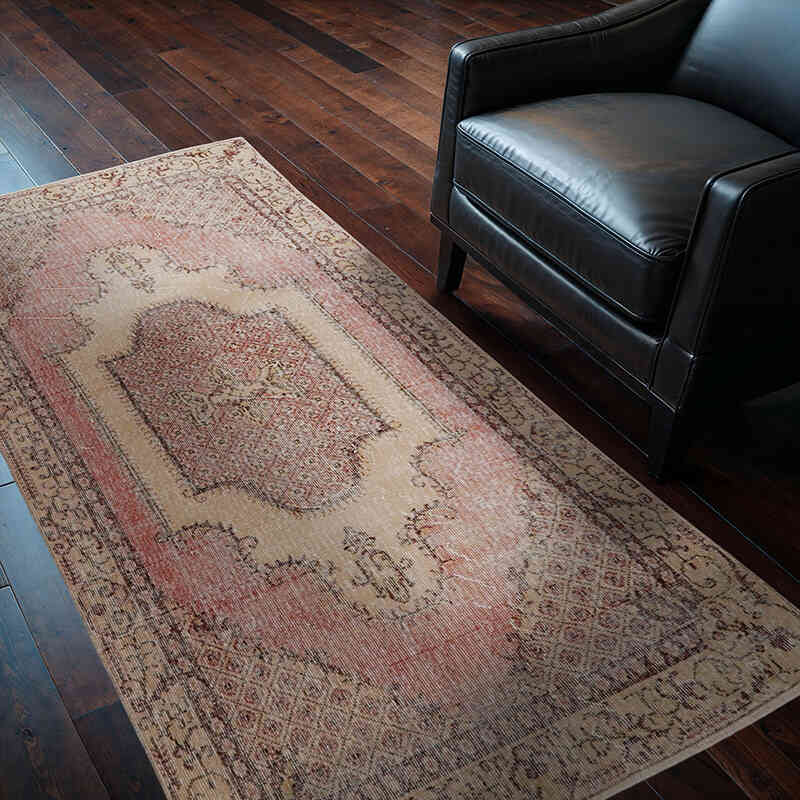 El Dokuma Vintage Halı - 113 cm x 198 cm - K0065768