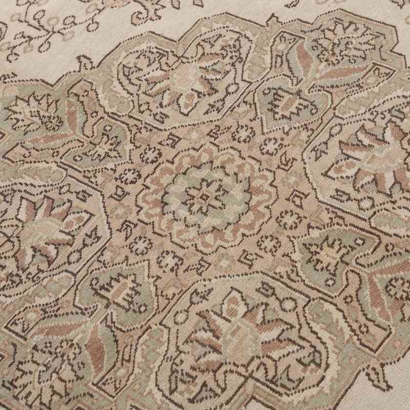 Vintage Turkish Hand-Knotted Rug - 6'  x 9' 2" (72" x 110") - K0065769