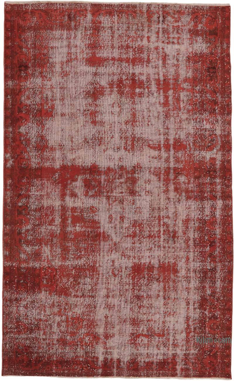 Boyalı El Dokuma Vintage Halı - 178 cm x 292 cm - K0065771