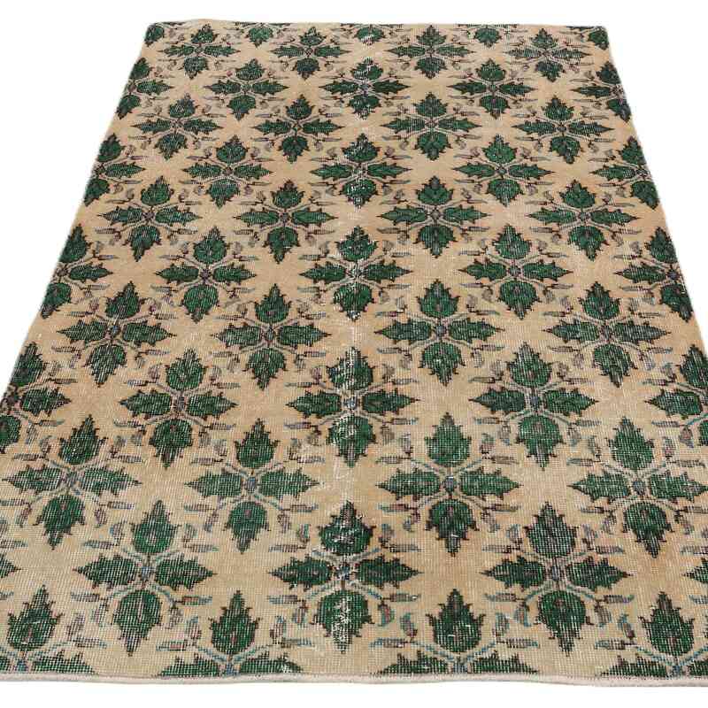 Vintage Turkish Hand-Knotted Rug - 3' 9" x 6' 4" (45" x 76") - K0065773
