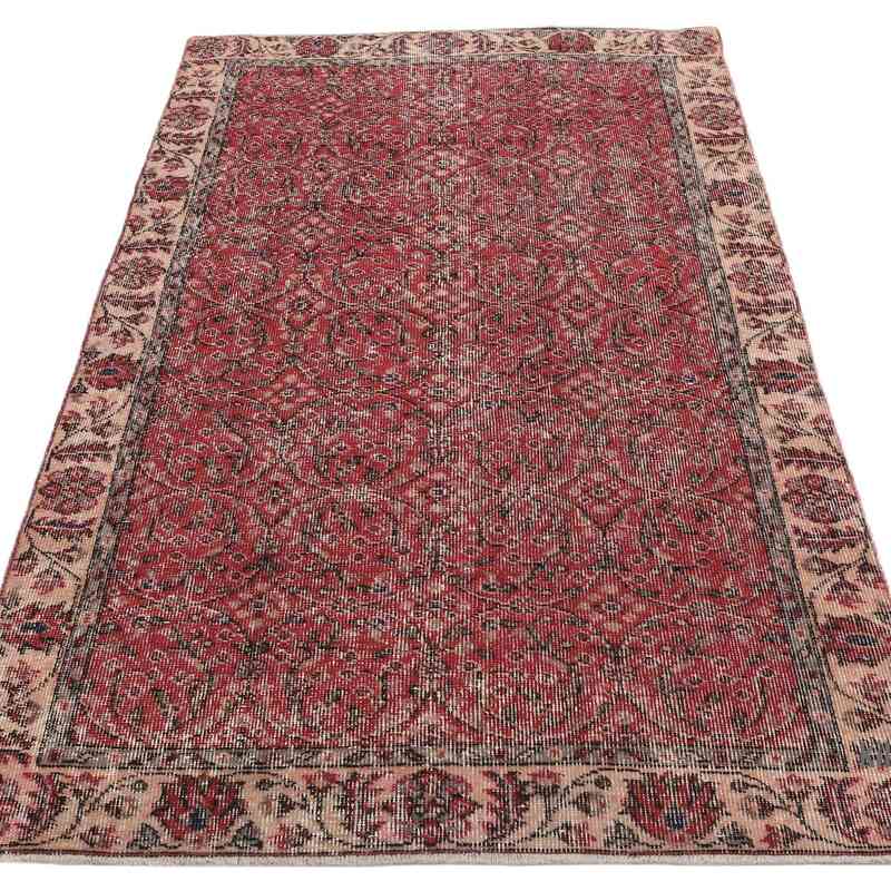 Alfombra Vintage Turca Anudada a Mano - 108 cm x 200 cm - K0065774