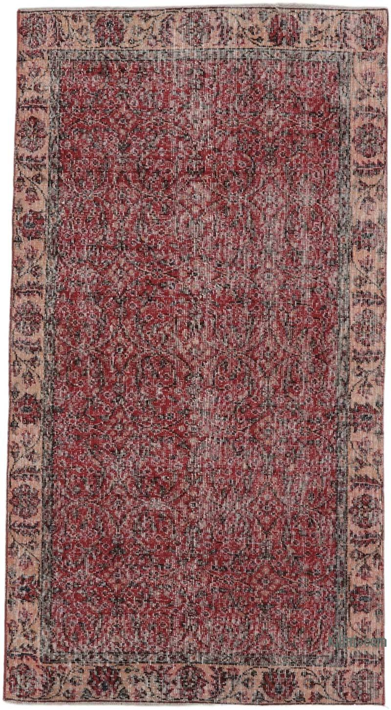 Alfombra Vintage Turca Anudada a Mano - 108 cm x 200 cm - K0065774