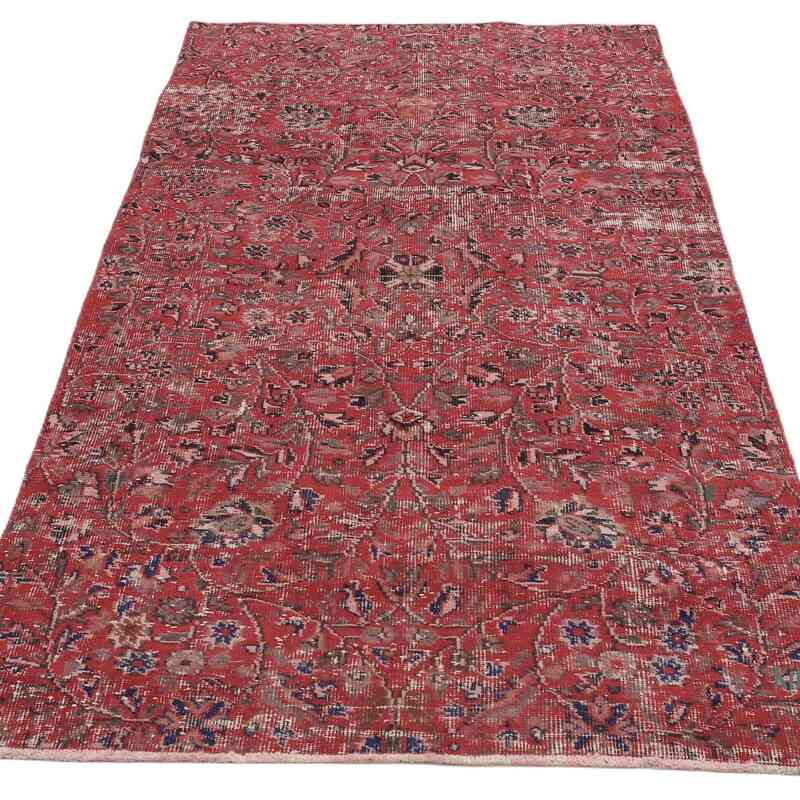 Alfombra Vintage Turca Anudada a Mano - 110 cm x 210 cm - K0065775
