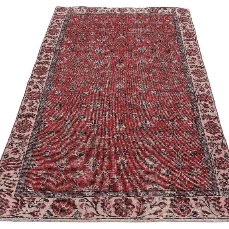 Alfombra Vintage Turca Anudada a Mano - 108 cm x 202 cm - K0065776
