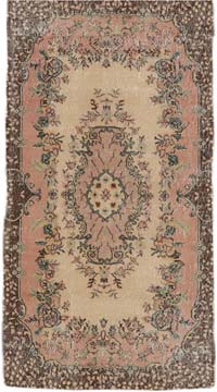 El Dokuma Vintage Halı - 114 cm x 205 cm