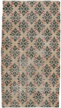 El Dokuma Vintage Halı - 109 cm x 195 cm