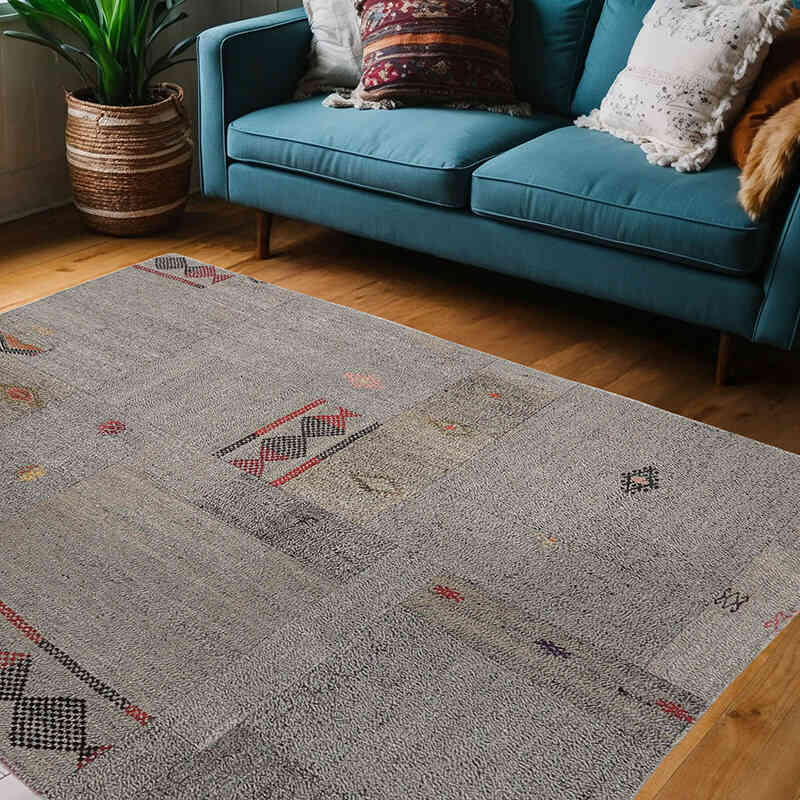 Patchwork Kilim - 150 cm x 206 cm - K0065802