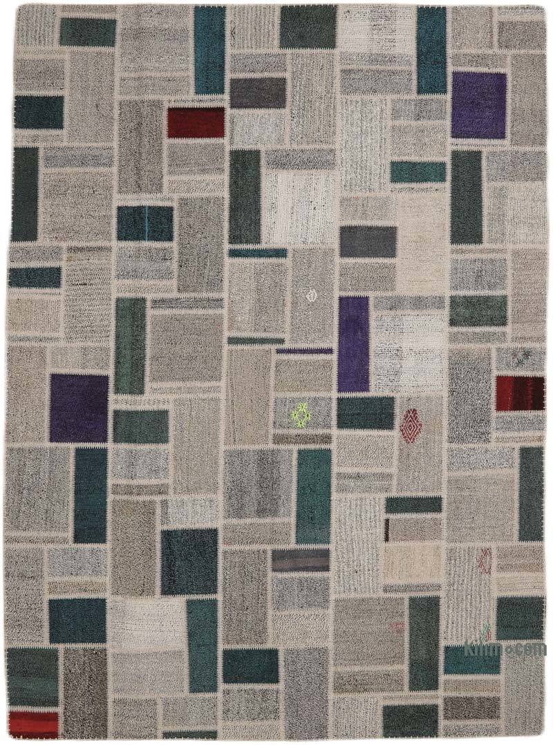 Alfombra Kilim de Retazos - 206 cm x 294 cm - K0065806