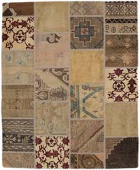 Alfombra Turca de Retazos - 157 cm x 195 cm