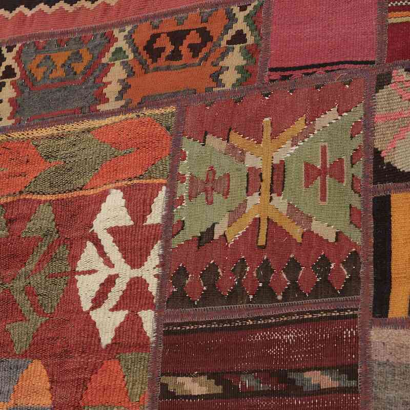 Patchwork El Dokuma Halı - 142 cm x 210 cm - K0065814