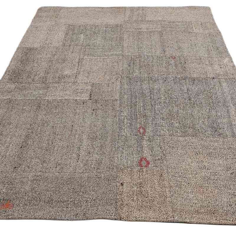 Patchwork Kilim Rug - 5' 5" x 8' 2" (65" x 98") - K0065820