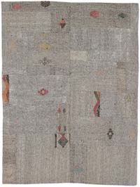 Patchwork Kilim Rug - 4' 11" x 6' 7" (59" x 79")