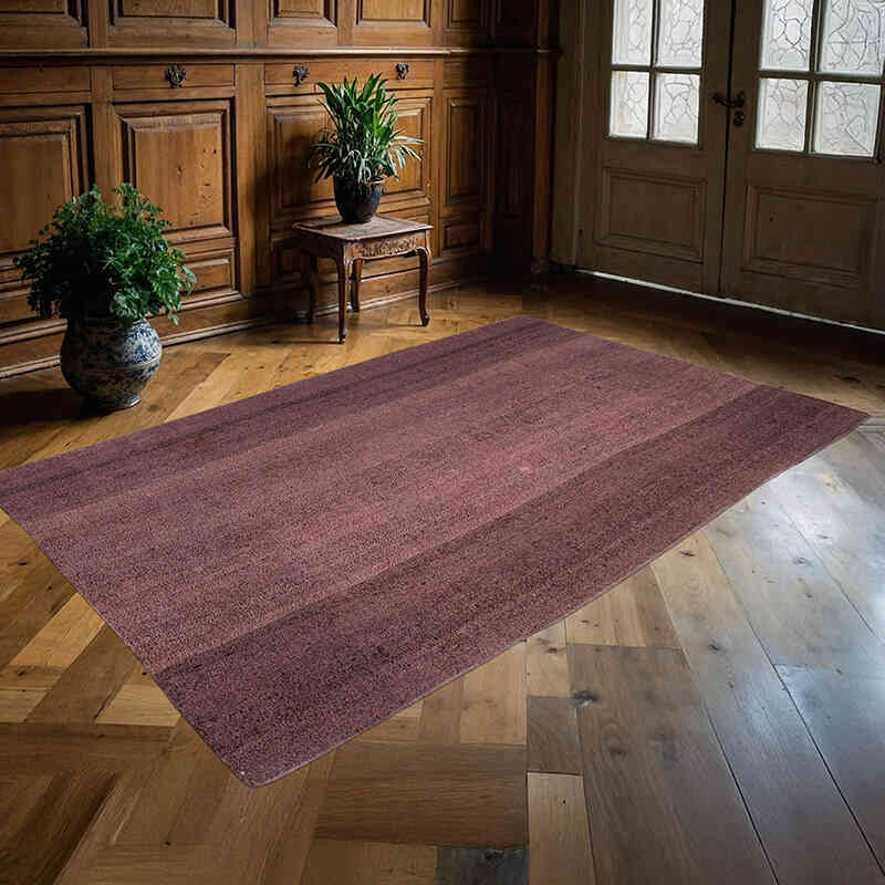 Vintage Anatolian Kilim Rug - 4' 9" x 7' 3" (57" x 87") - K0065828