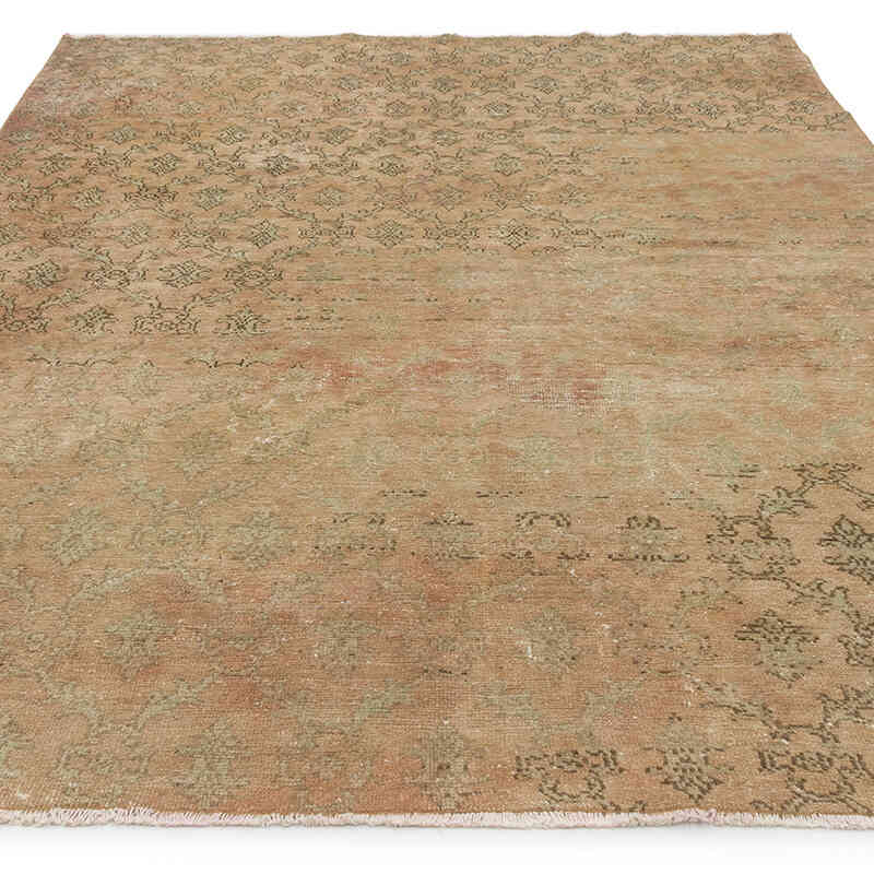 Alfombra Vintage Turca Anudada a Mano - 192 cm x 264 cm - K0065862