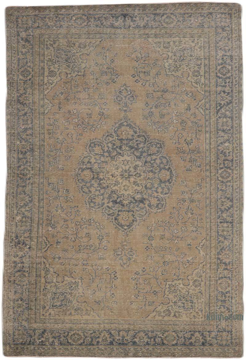 Vintage Turkish Hand-Knotted Rug - 5' 9" x 8' 6" (69" x 102") - K0065864