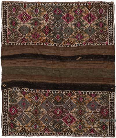 Vintage Bayburt Kilimi - 115 cm x 130 cm