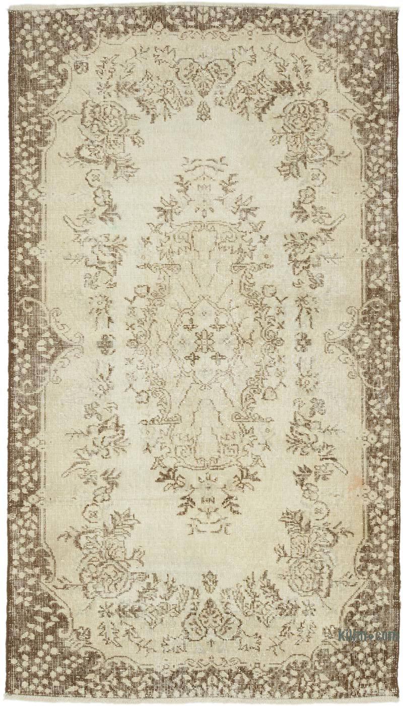 Vintage Turkish Hand-Knotted Rug - 3' 10" x 6' 8" (46" x 80") - K0065921