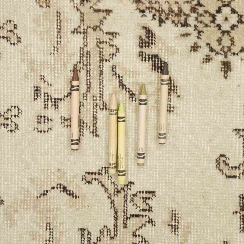 Alfombra Vintage Turca Anudada a Mano - 112 cm x 208 cm - K0065927