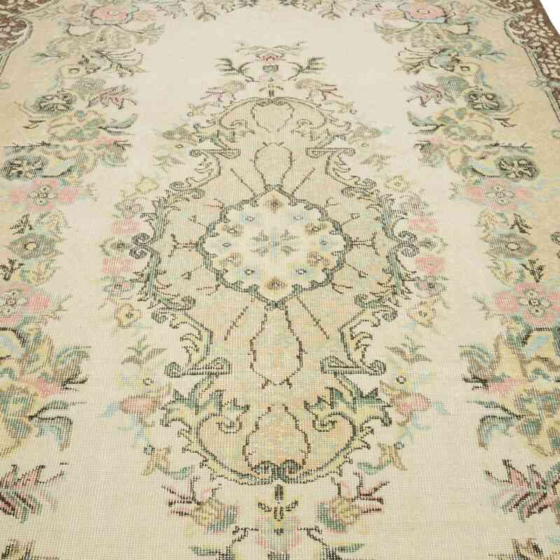Vintage Turkish Hand-Knotted Rug - 5' 11" x 9' 5" (71" x 113") - K0065936