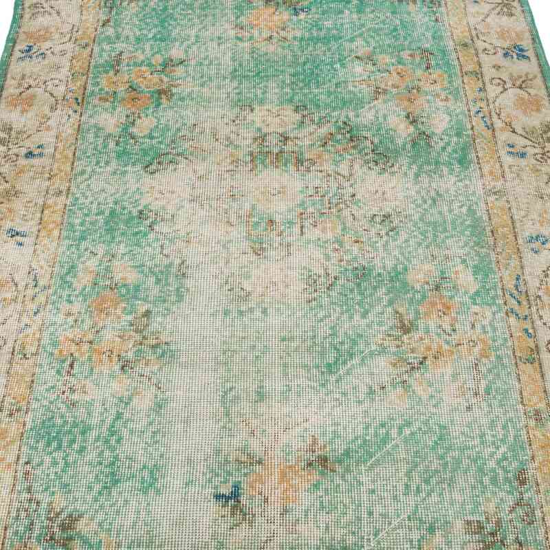 Vintage Turkish Hand-Knotted Rug - 3' 10" x 7' 1" (46" x 85") - K0065938