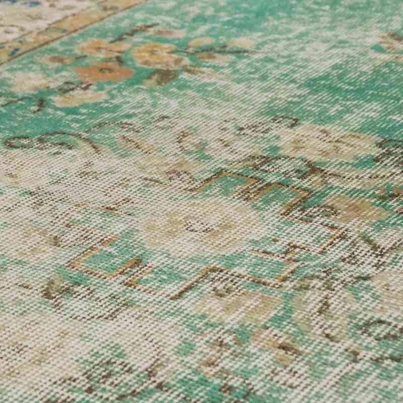 Vintage Turkish Hand-Knotted Rug - 3' 10" x 7' 1" (46" x 85") - K0065938