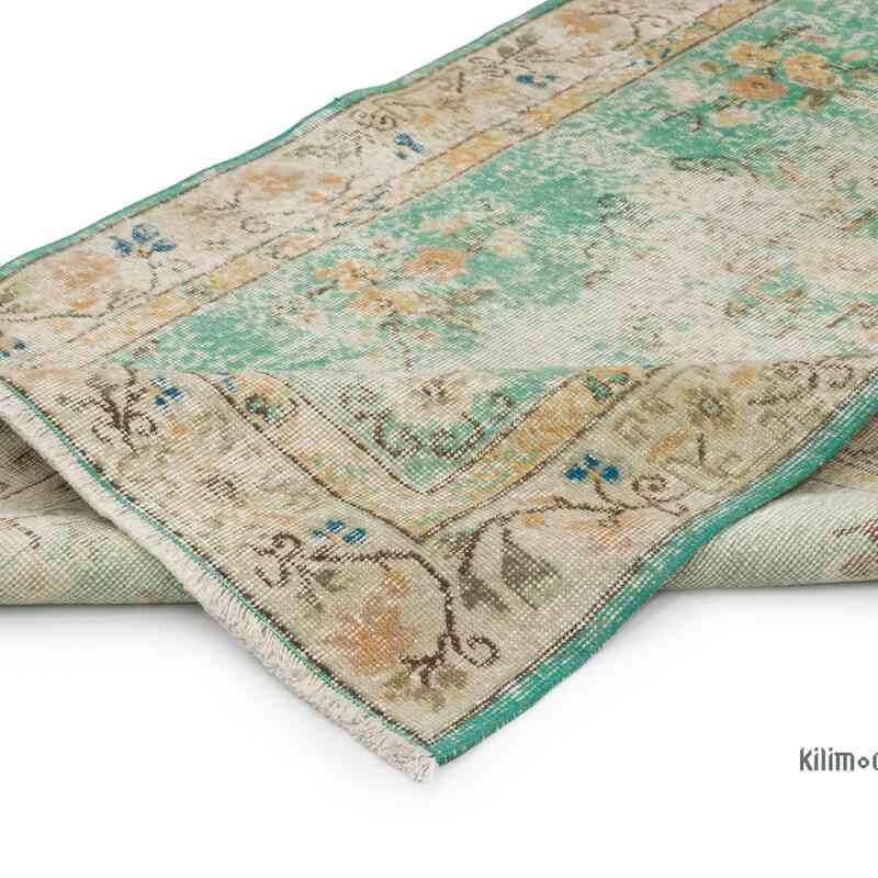 Vintage Turkish Hand-Knotted Rug - 3' 10" x 7' 1" (46" x 85") - K0065938