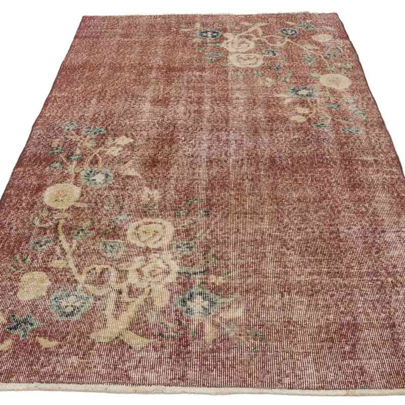 Vintage Turkish Hand-Knotted Rug - 3' 6" x 6' 6" (42" x 78") - K0065939