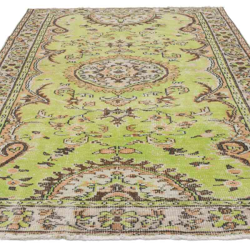 Alfombra Vintage Turca Anudada a Mano - 158 cm x 250 cm - K0065941
