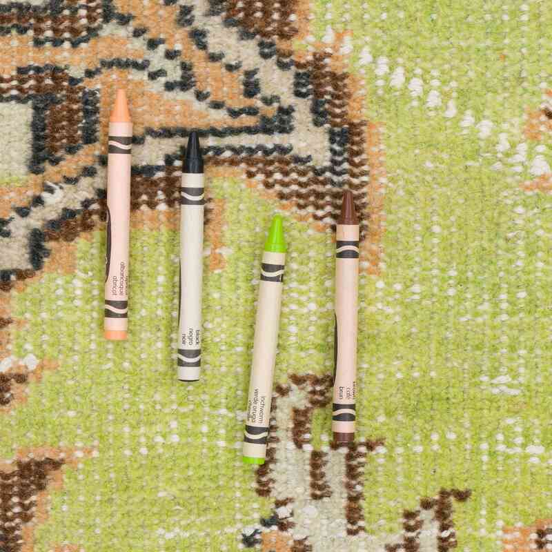 Alfombra Vintage Turca Anudada a Mano - 158 cm x 250 cm - K0065941