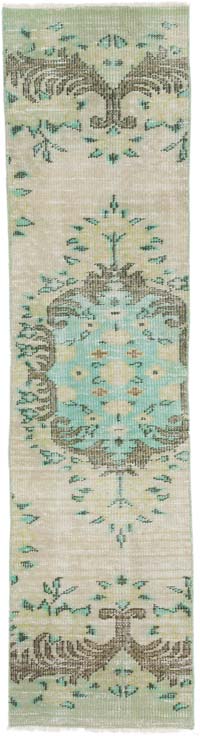 Alfombra Turca Vintage De Pasillo - 51 cm x 196 cm