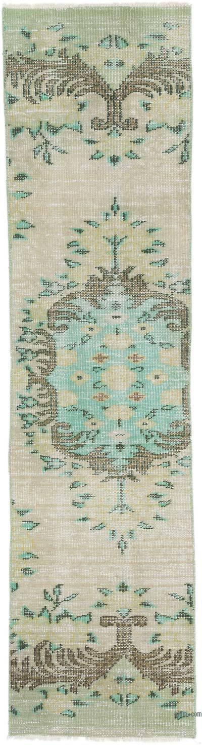 Vintage Turkish Hand-Knotted Runner - 1' 8" x 6' 5" (20" x 77")