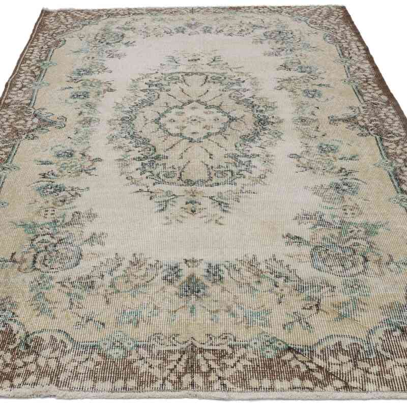 Alfombra Vintage Turca Anudada a Mano - 125 cm x 205 cm - K0065948