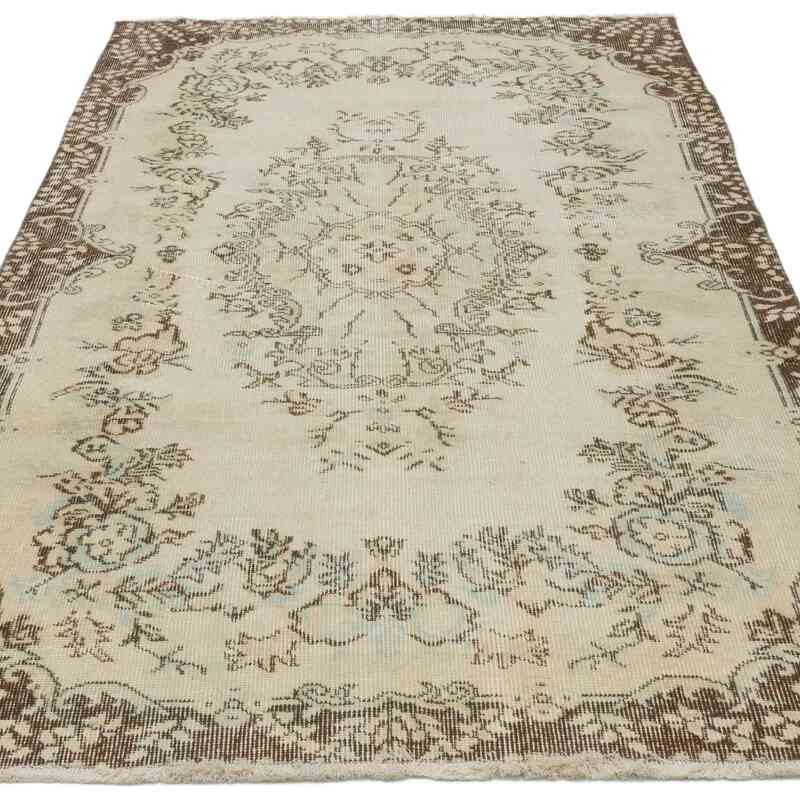 Vintage Turkish Hand-Knotted Rug - 3' 9" x 6' 11" (45 in. x 83 in.) - K0065949