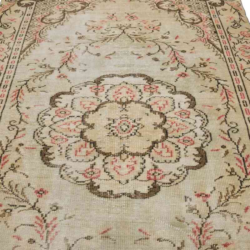 Alfombra Vintage Turca Anudada a Mano - 161 cm x 237 cm - K0065965