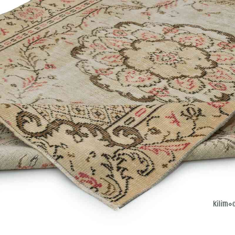 Alfombra Vintage Turca Anudada a Mano - 161 cm x 237 cm - K0065965