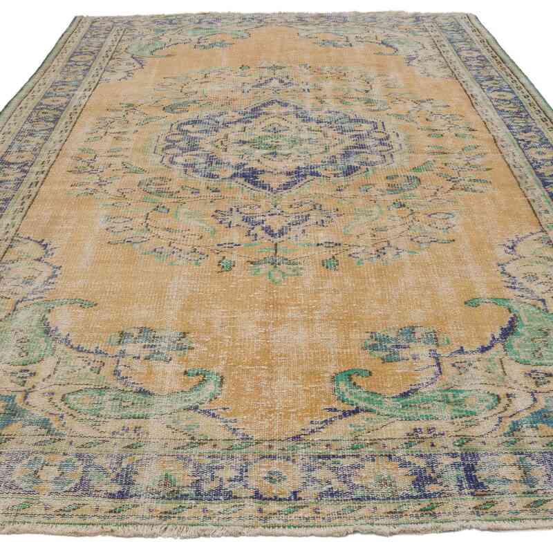 Alfombra Vintage Turca Anudada a Mano - 192 cm x 303 cm - K0065973