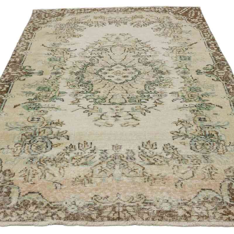 Vintage Turkish Hand-Knotted Rug - 3' 10" x 6' 7" (46" x 79") - K0065980