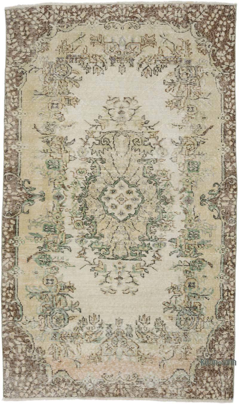 Vintage Turkish Hand-Knotted Rug - 3' 10" x 6' 7" (46" x 79") - K0065980