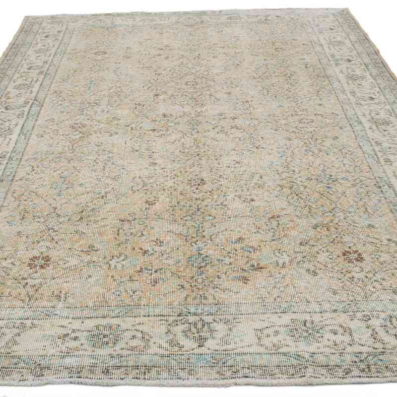 Alfombra Vintage Turca Anudada a Mano - 170 cm x 260 cm - K0065981