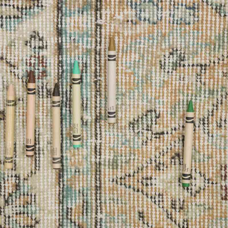 Alfombra Vintage Turca Anudada a Mano - 170 cm x 260 cm - K0065981
