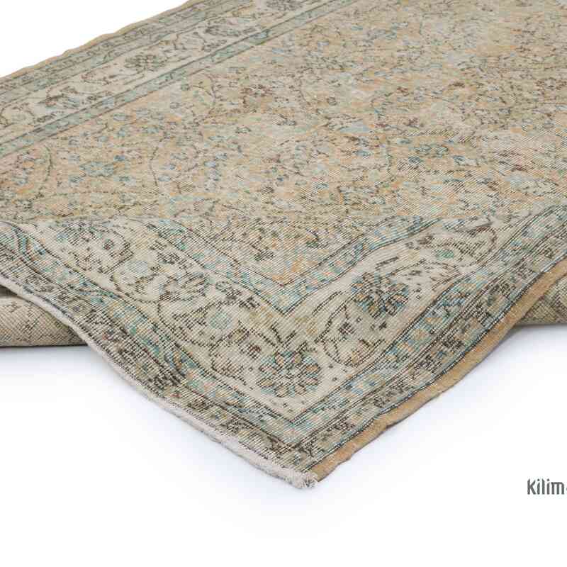 Alfombra Vintage Turca Anudada a Mano - 170 cm x 260 cm - K0065981
