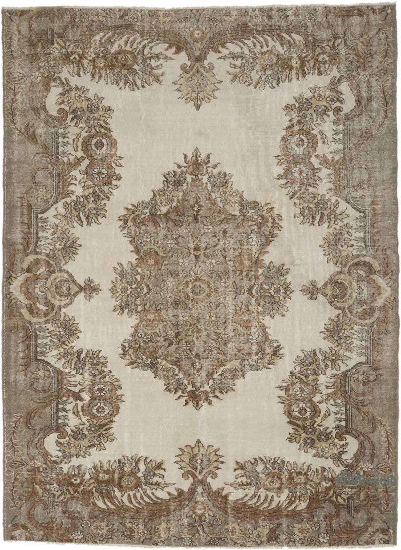 El Dokuma Vintage Halı - 205 cm x 280 cm - K0065994