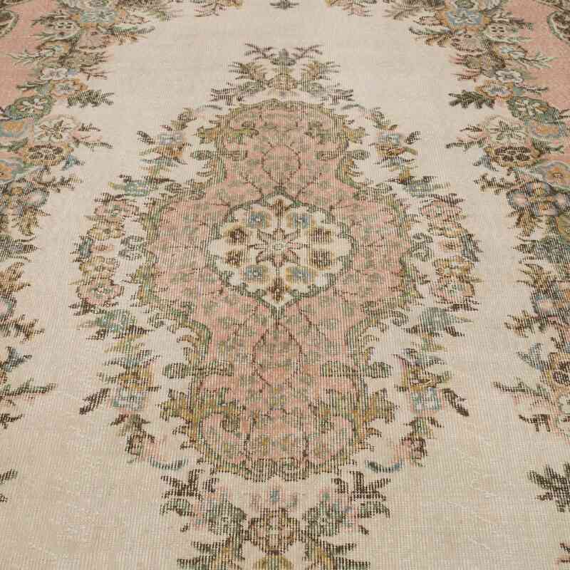 Alfombra Vintage Turca Anudada a Mano - 190 cm x 282 cm - K0065996