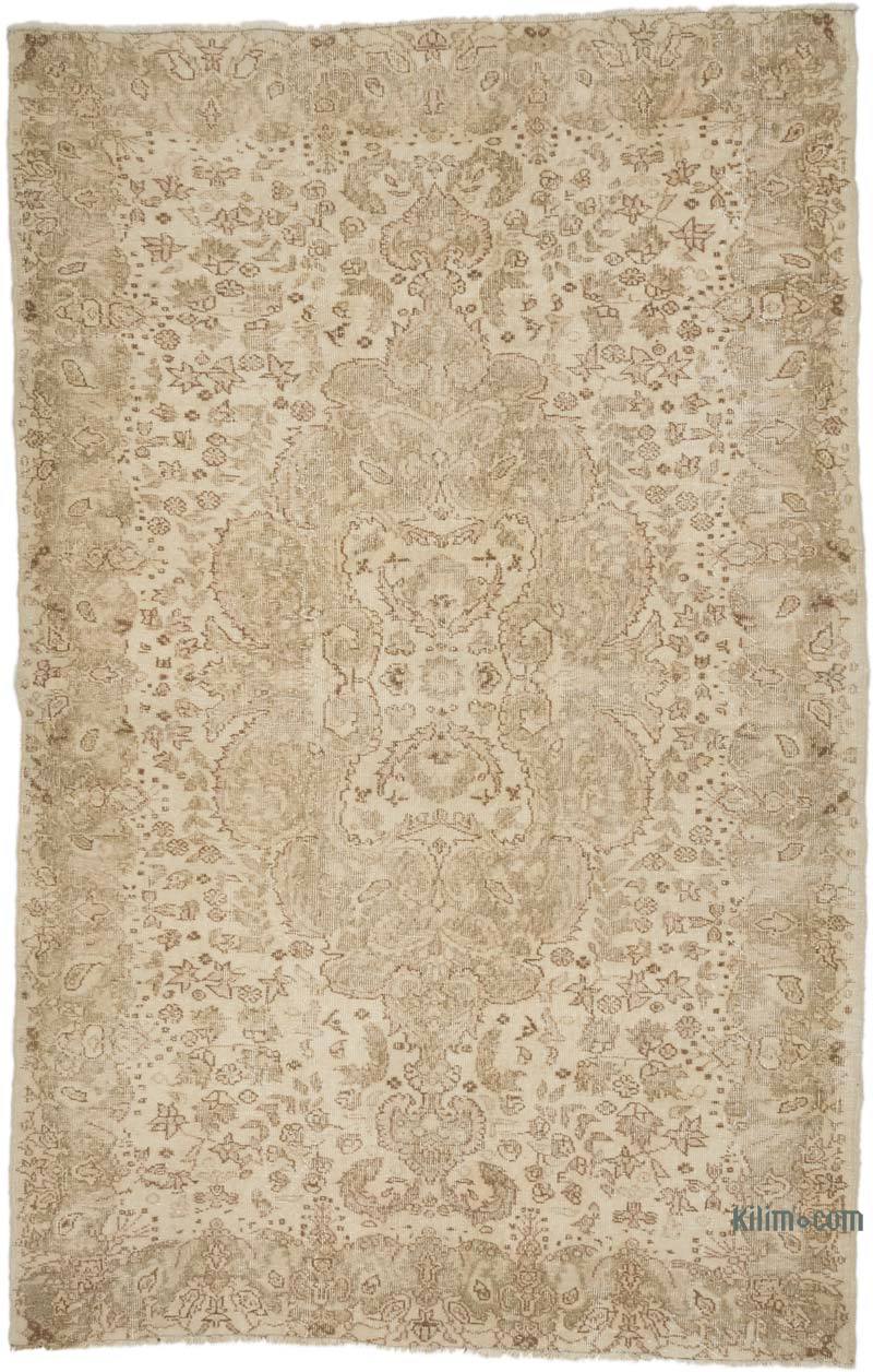 Vintage Turkish Hand-Knotted Rug - 5' 5" x 8' 6" (65" x 102") - K0065997