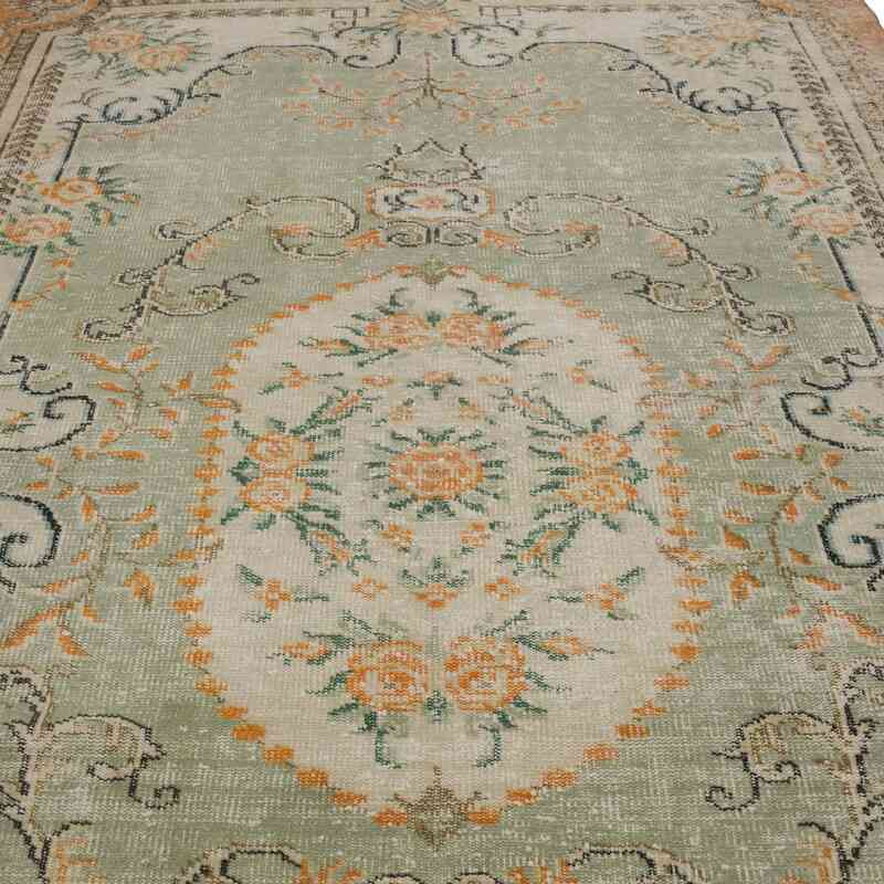 El Dokuma Vintage Halı - 198 cm x 296 cm - K0065998