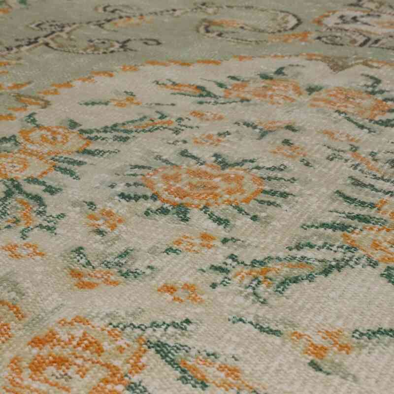 El Dokuma Vintage Halı - 198 cm x 296 cm - K0065998