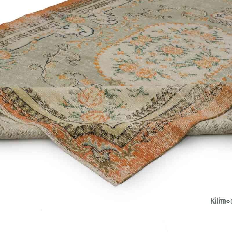 El Dokuma Vintage Halı - 198 cm x 296 cm - K0065998